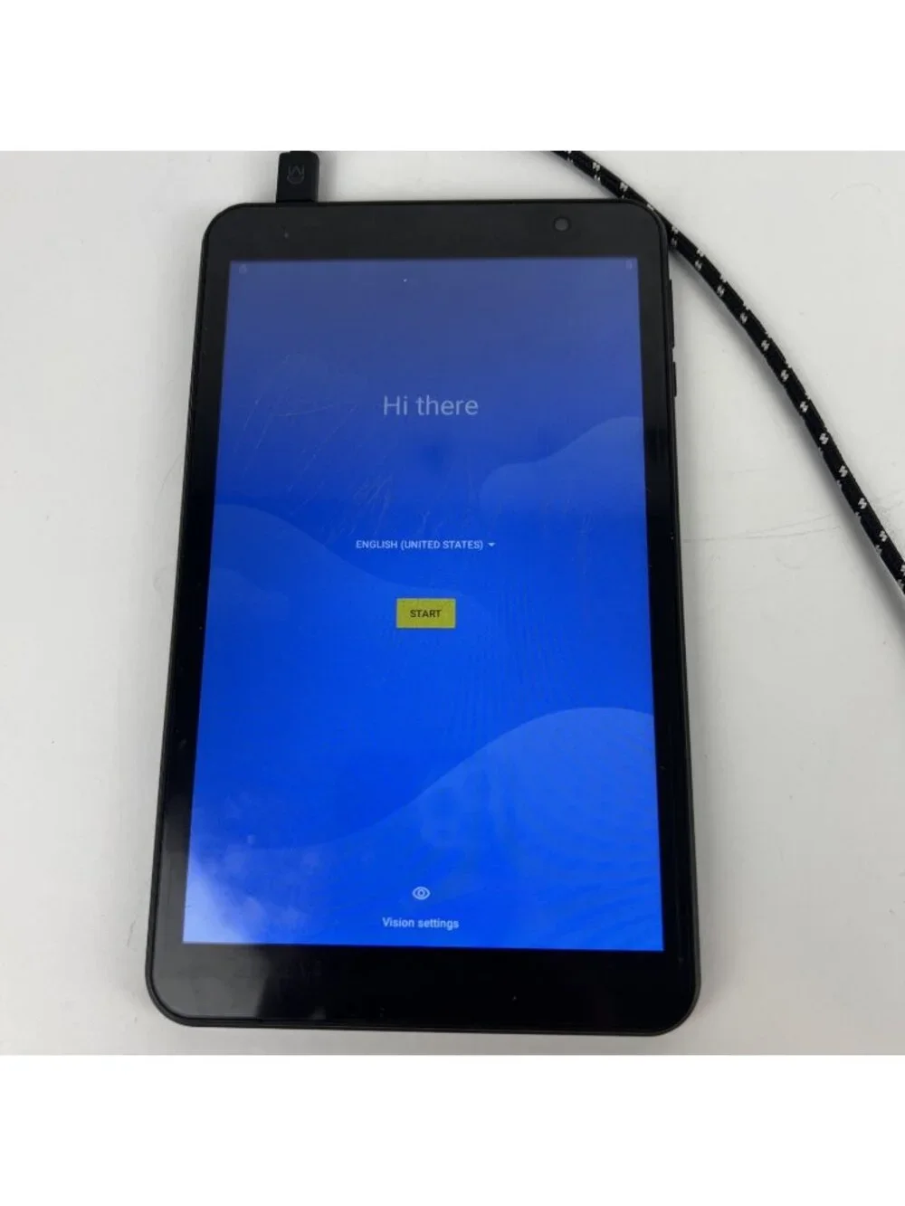 Qlink Scepter 8 Tablet Android 12 2GB RAM 16GB Storage Cracked Screen